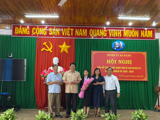 Huyện uỷ Ea H’Leo: Hội nghị bầu bổ sung chức danh Phó Bí thư Huyện ủy Khóa XI, nhiệm kỳ 2020-2025